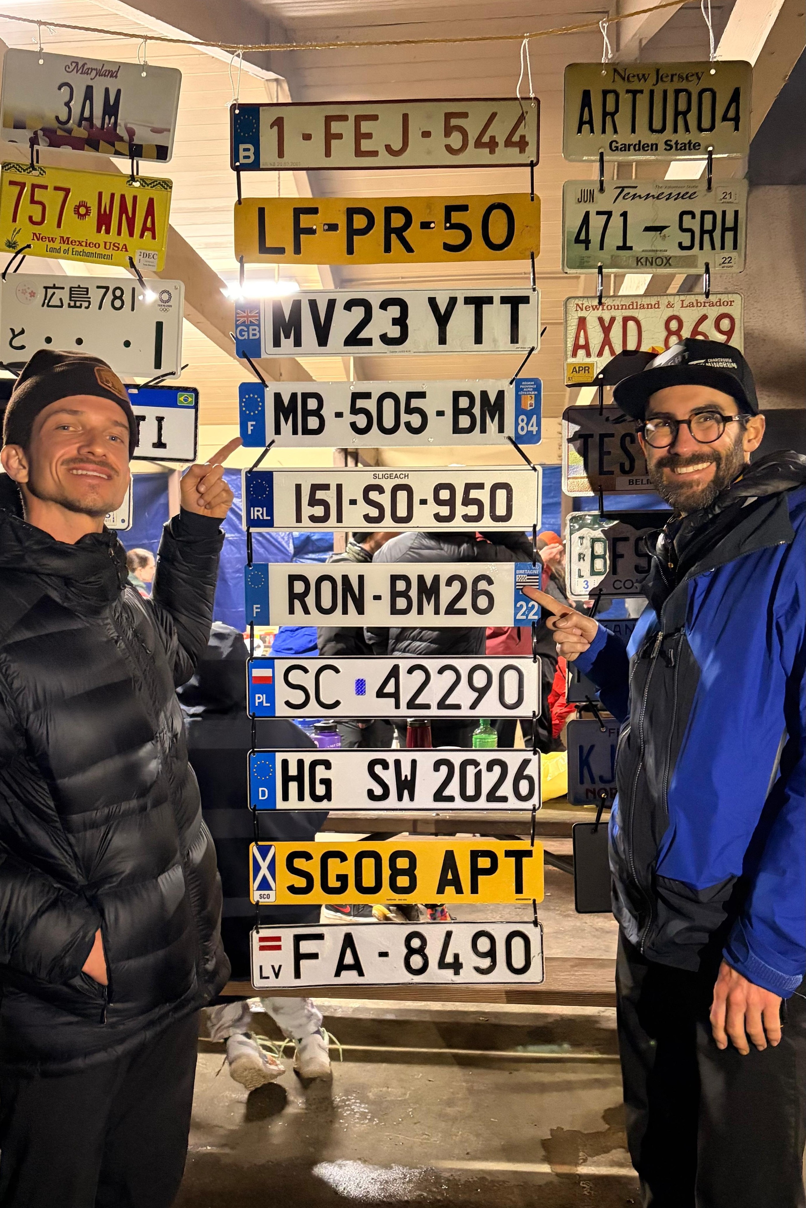 Les plaques des virgins français